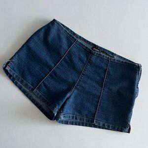 Xhilaration Y2K 00s Dark Blue Jean Shorts no pockets as junior 7.